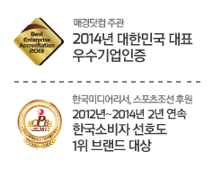 2014 대한민국 대표 우수기업인증